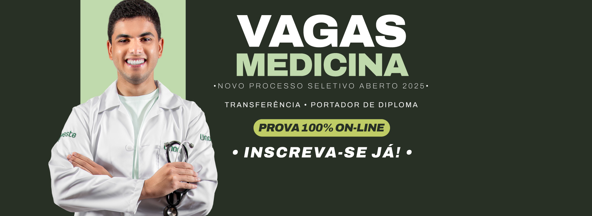 Transferência e Portador de Diploma - Guarujá - Medicina