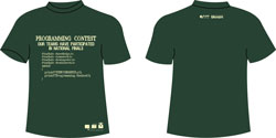 Camiseta Maratona Programação FIPP 2010