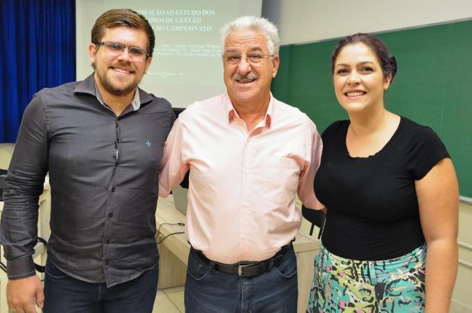 Thadeu Witkowski com Munir Felício e Maíra Uliana