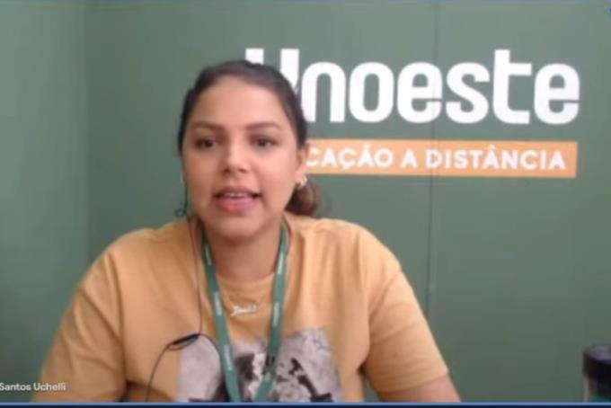 Professora Janiele Santos: a primeira de quatro oficinas do workshop