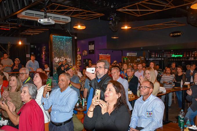 Parte do público no lançamento da programação do Rally