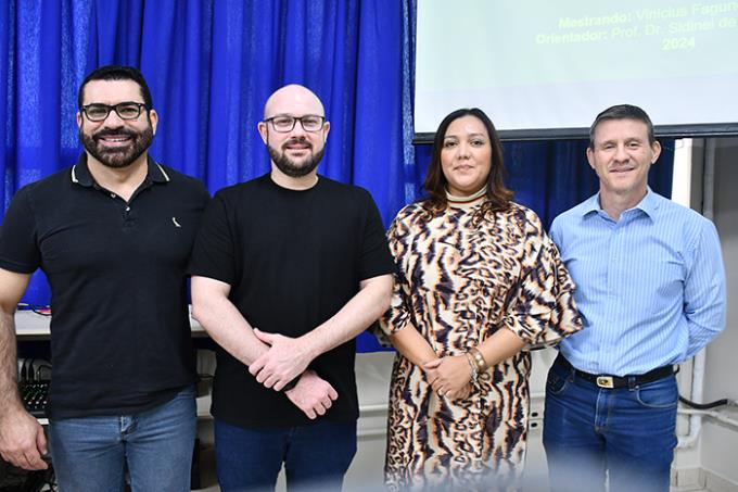 Dr. Sidnei de Oliveira, Vinicius Vargas, Dra. Danielle Nascimento e Dr. Adilson Guelfi