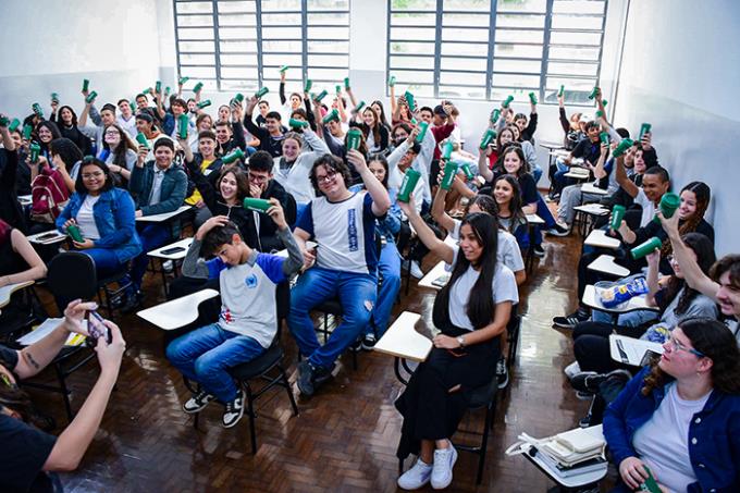 Alunos gremistas de 40 escolas participaram da atividade