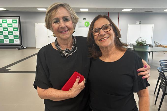 Maria Elisa Braga e Nilva dos Santos celebram união da turma 